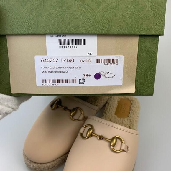 NIB Gucci Horsebit mules Size 38.5 - Picture 9 of 9